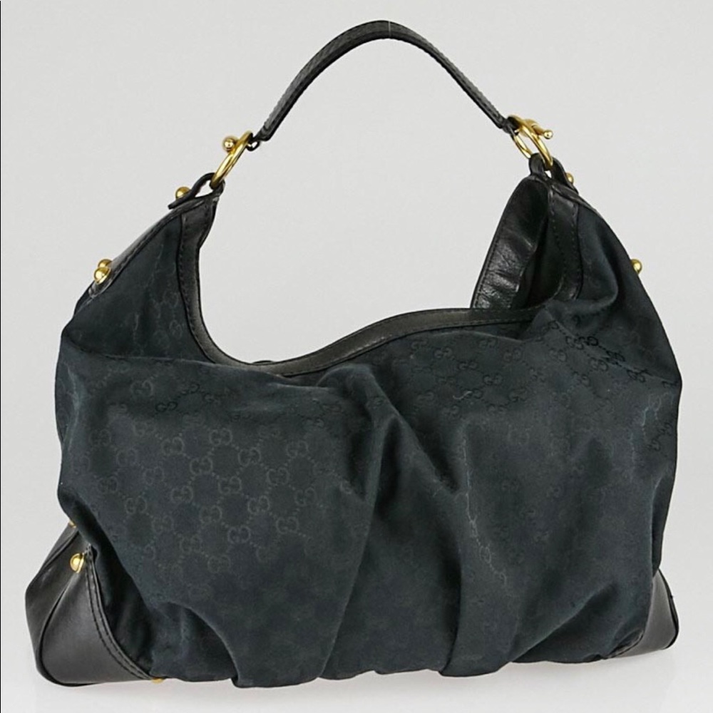 Authentic Gucci Jockey Hobo handbag